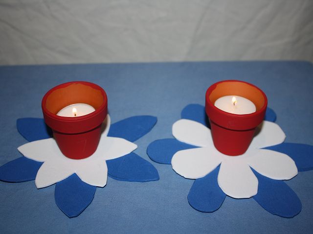 Teelichthalter " Blume 2 "